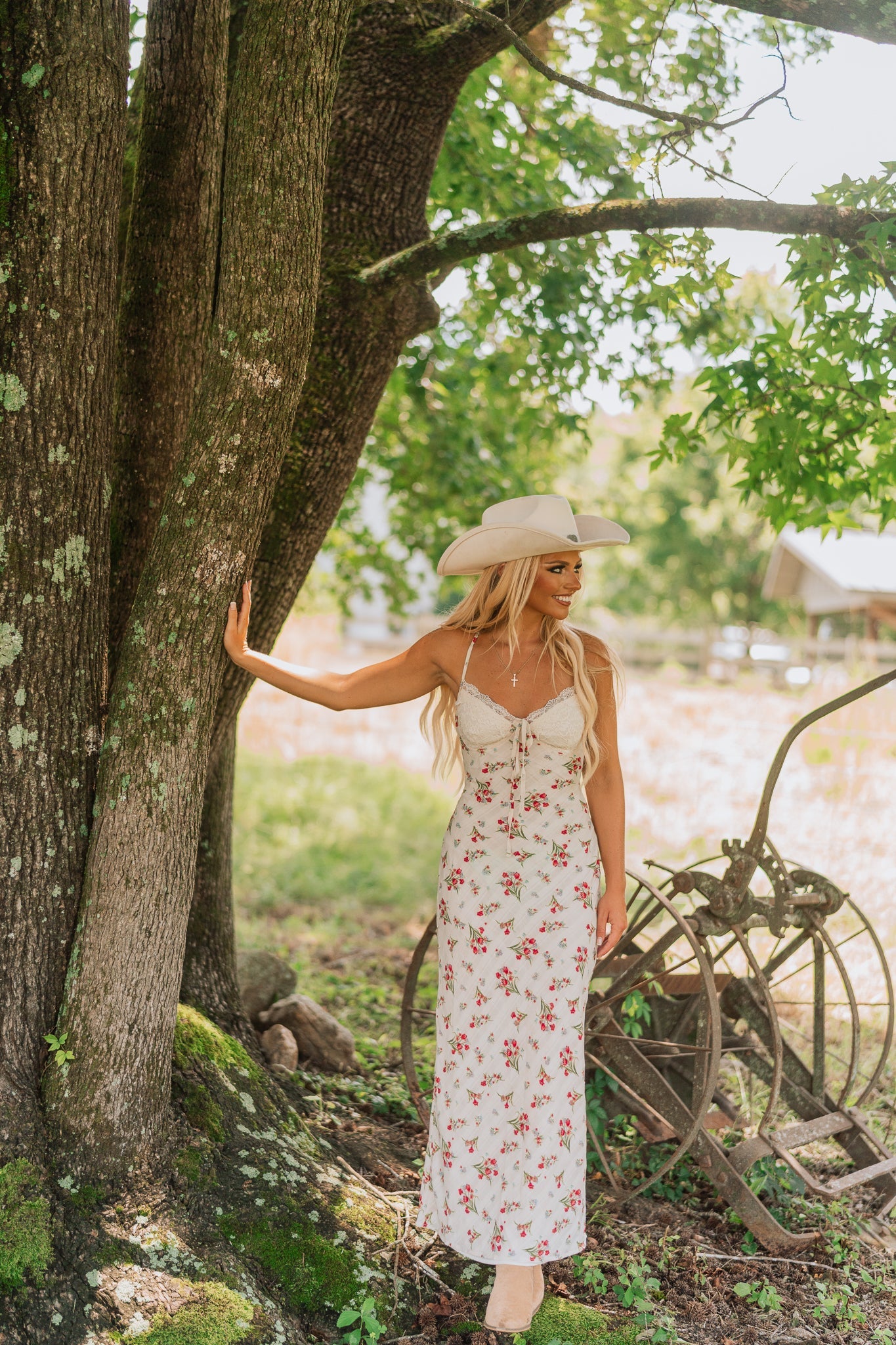 Farmstead Floral Maxi Dress