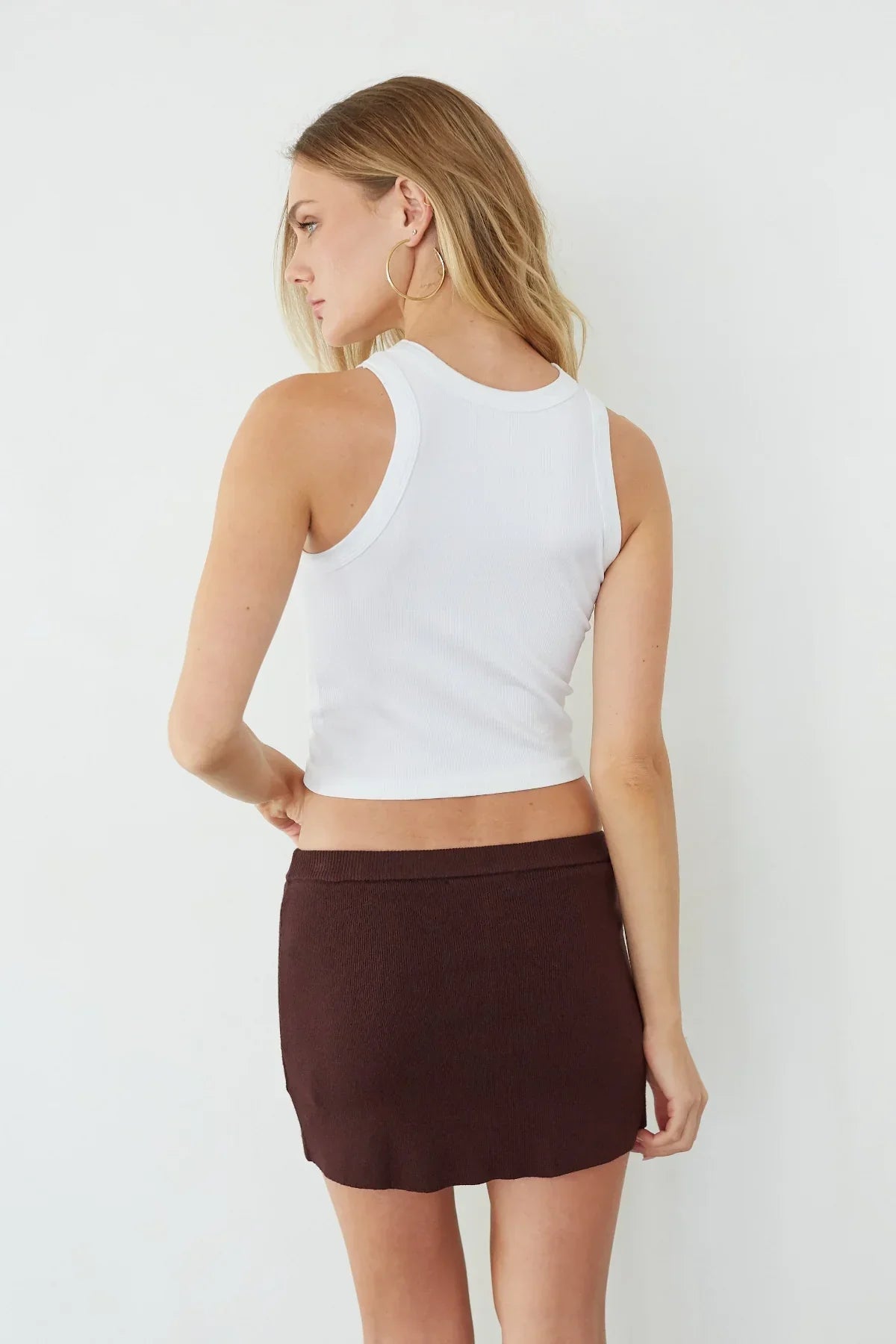 Elijay Knit Mini Skort