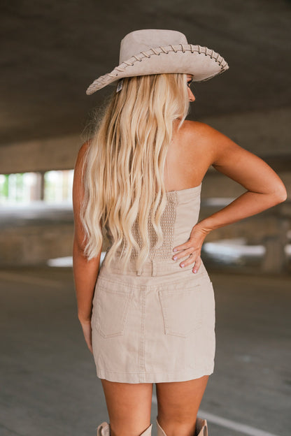 Downtown Denim Mini Dress