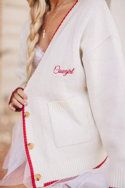 Found My Cowboy Oversized Cardigan
