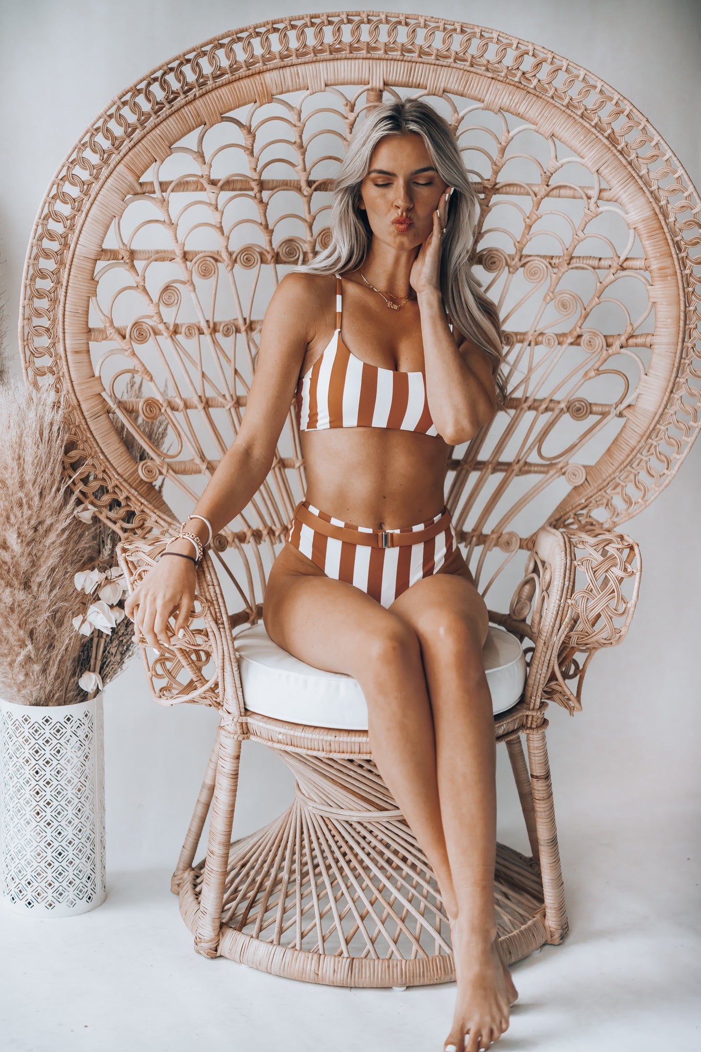 Havana Striped Bikini BOTTOMS FINAL SALE