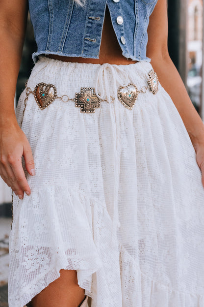 Yosemite Lace Hi-Low Skirt