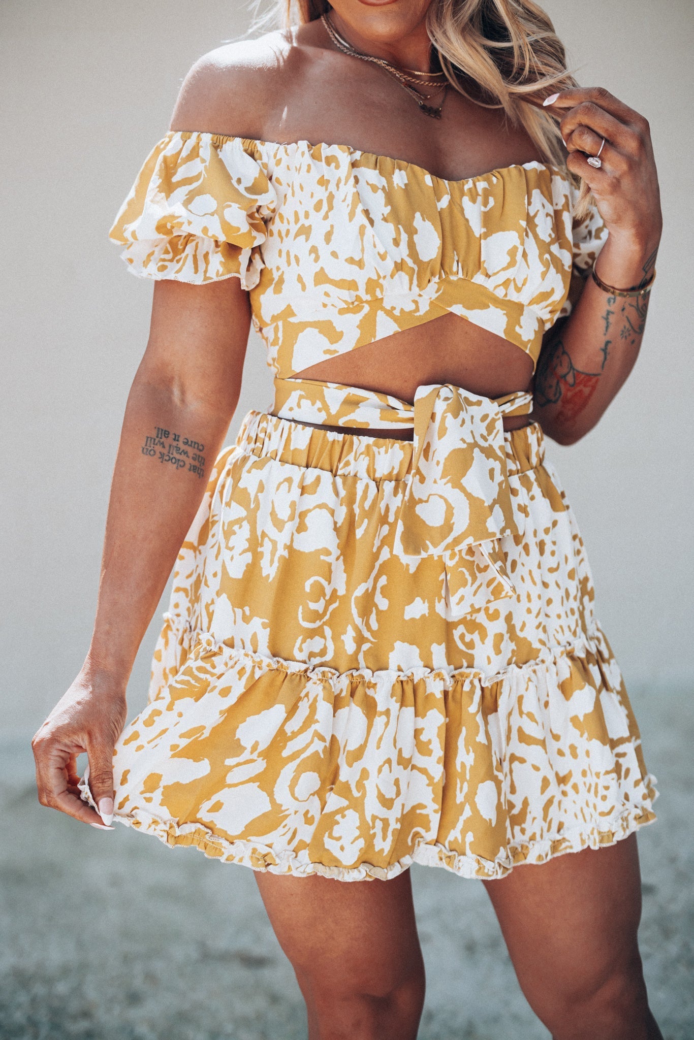 Welcome to The Jungle Skirt Set FINAL SALE