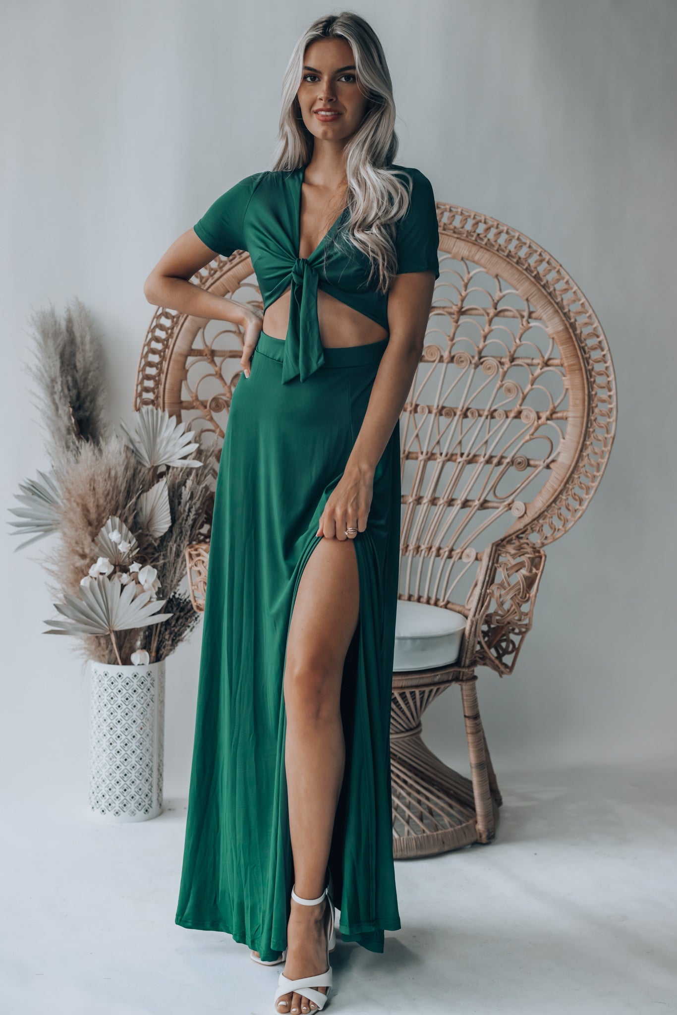 Wanderer Maxi Dress (Forest) FINAL SALE