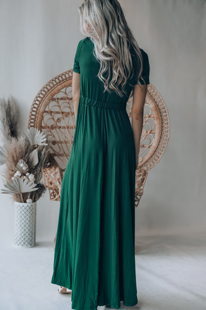 Wanderer Maxi Dress (Forest) FINAL SALE