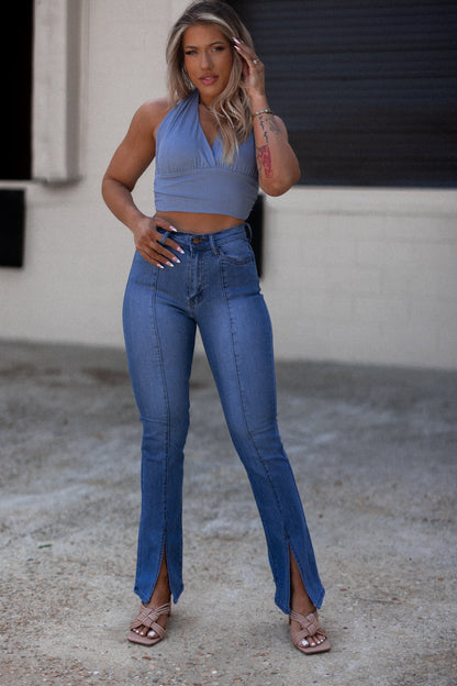 Celine Bootcut Jeans (Medium Denim) FINAL SALE