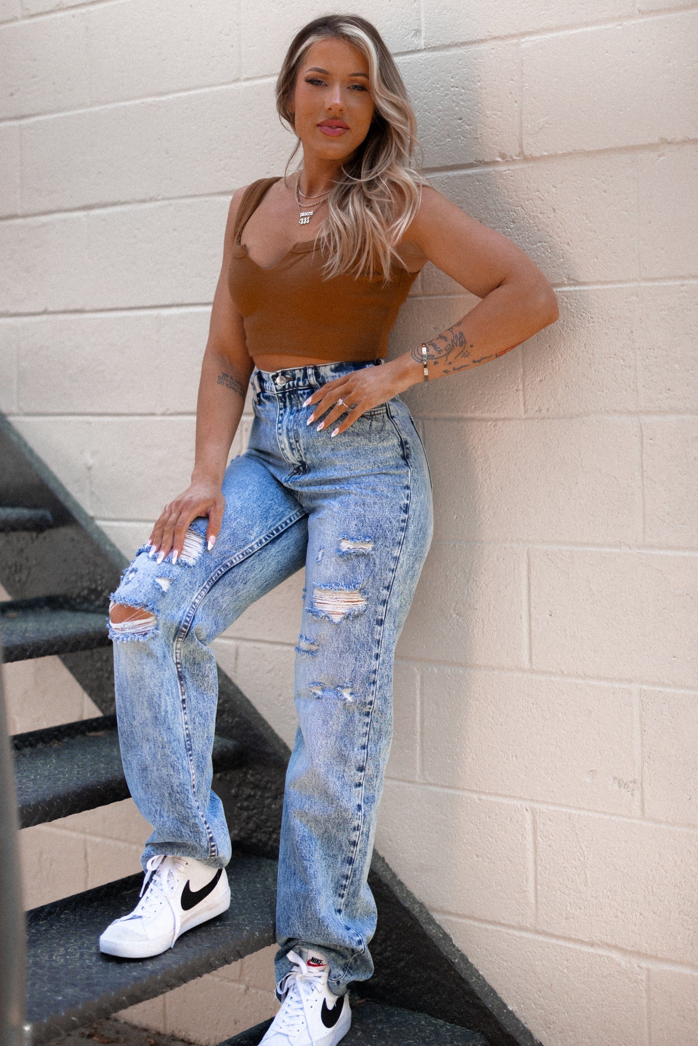 Kami Distressed Boyfriend Jeans FINAL SALE