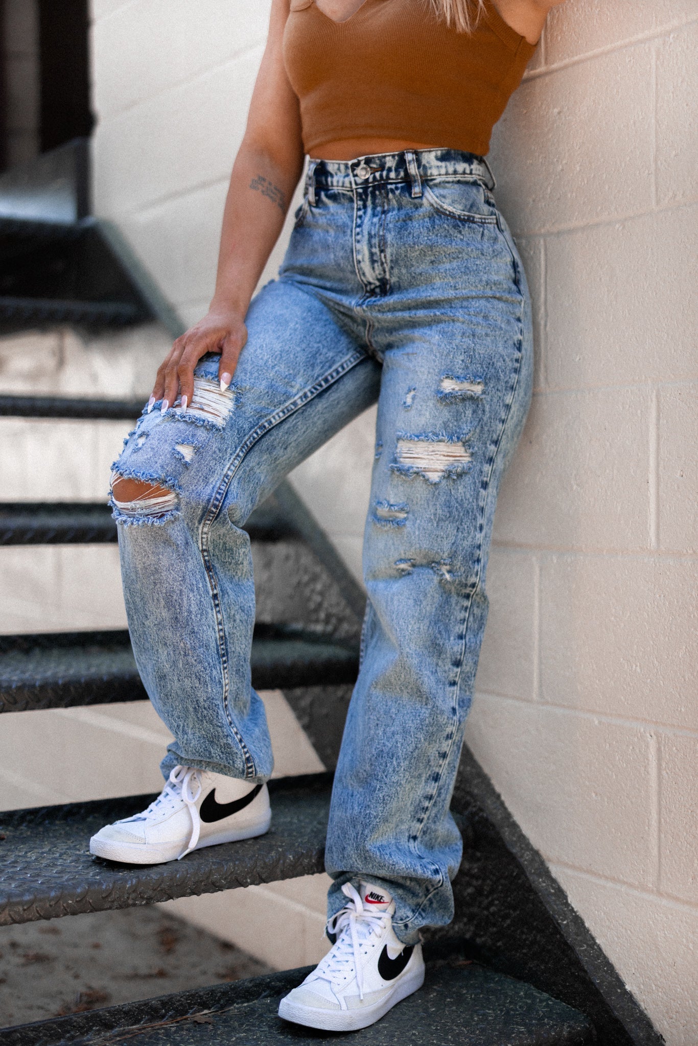 Kami Distressed Boyfriend Jeans FINAL SALE
