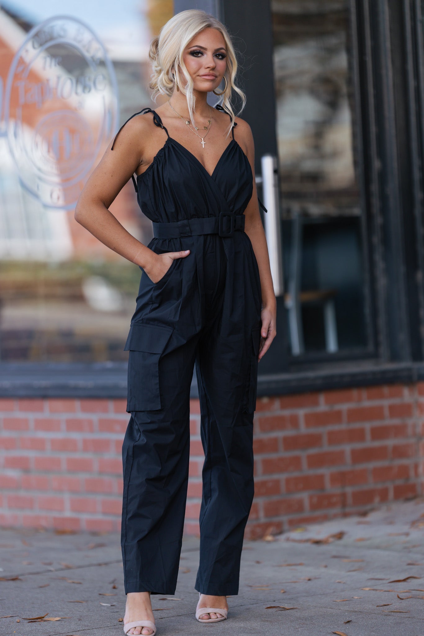 Sienna Cargo Pocket Jumpsuit FINAL SALE