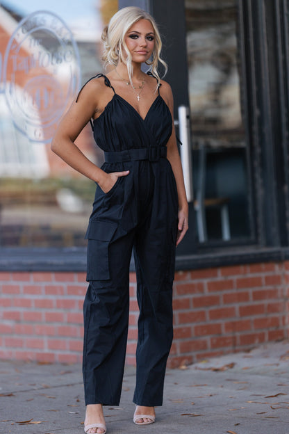 Sienna Cargo Pocket Jumpsuit FINAL SALE