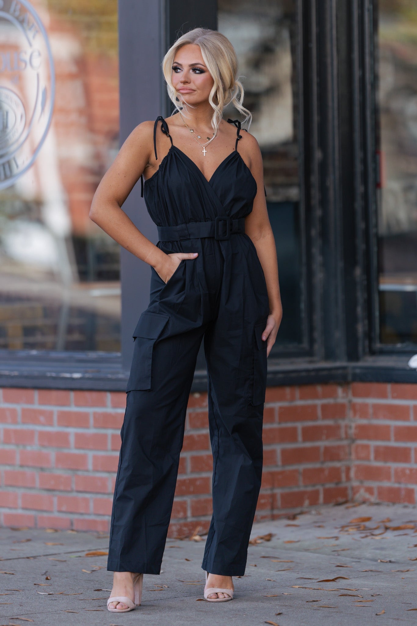 Sienna Cargo Pocket Jumpsuit FINAL SALE