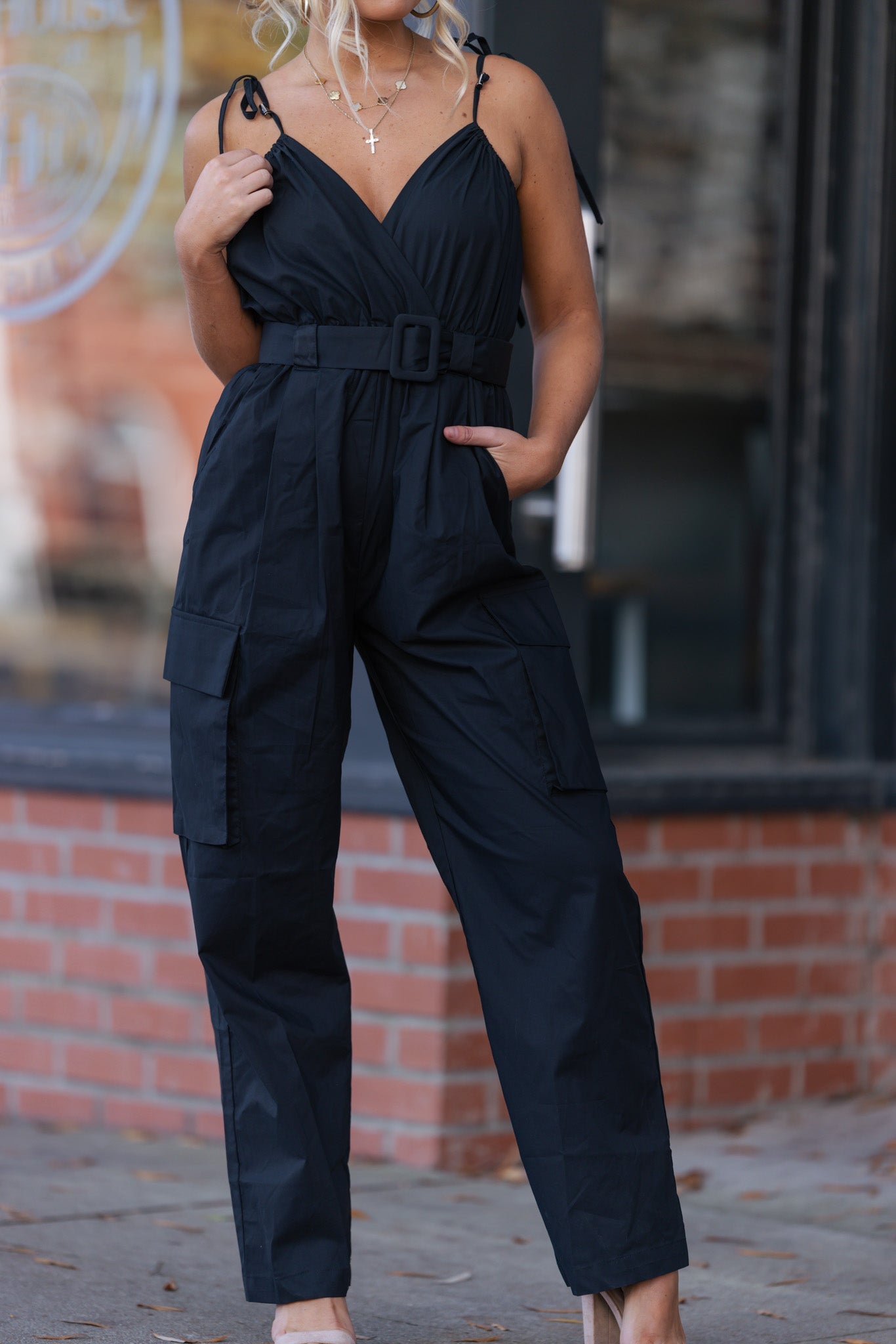 Sienna Cargo Pocket Jumpsuit FINAL SALE