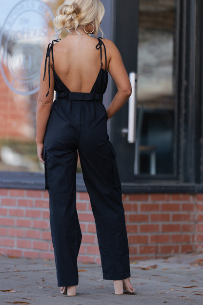 Sienna Cargo Pocket Jumpsuit FINAL SALE