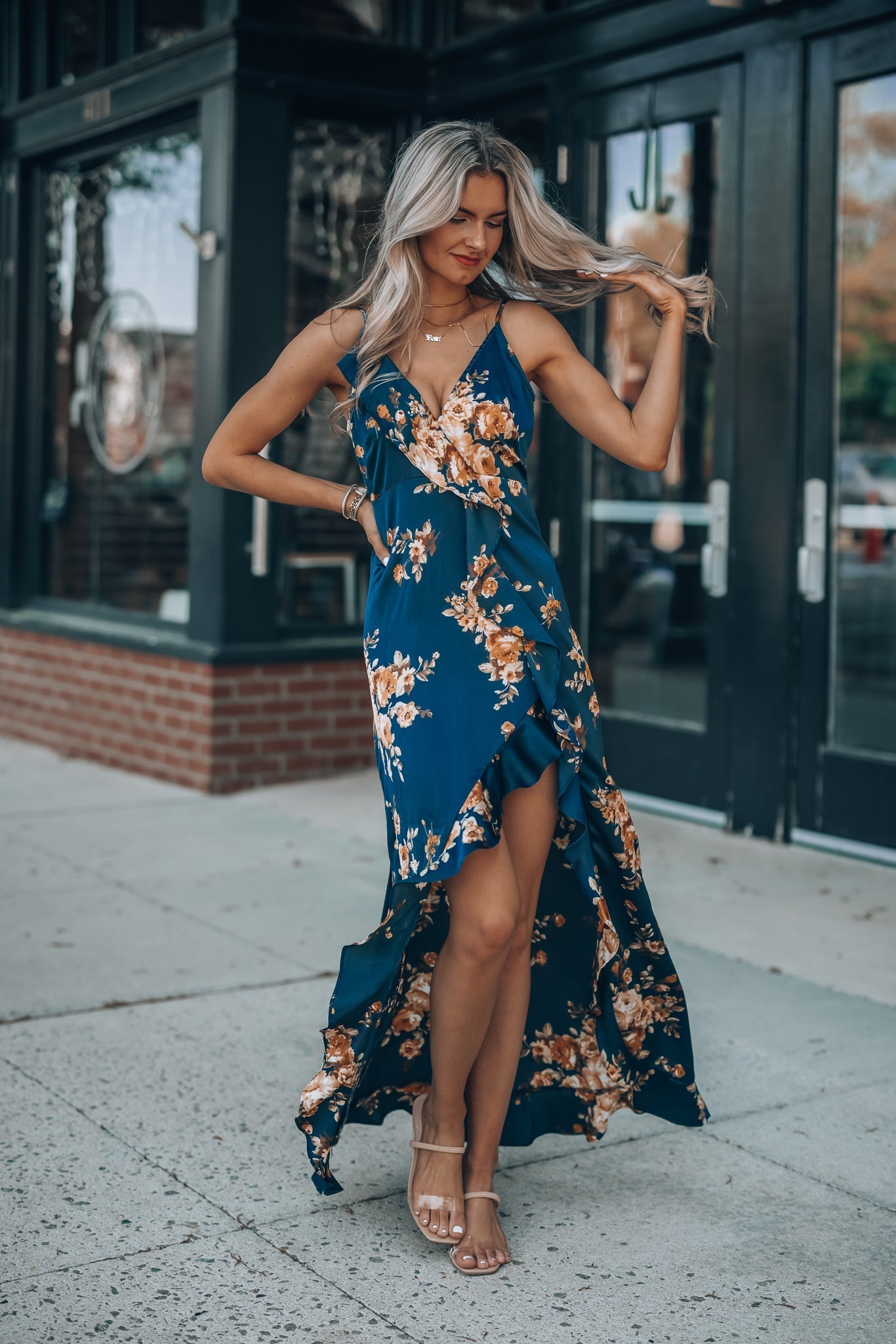 Axe Floral Maxi Dress