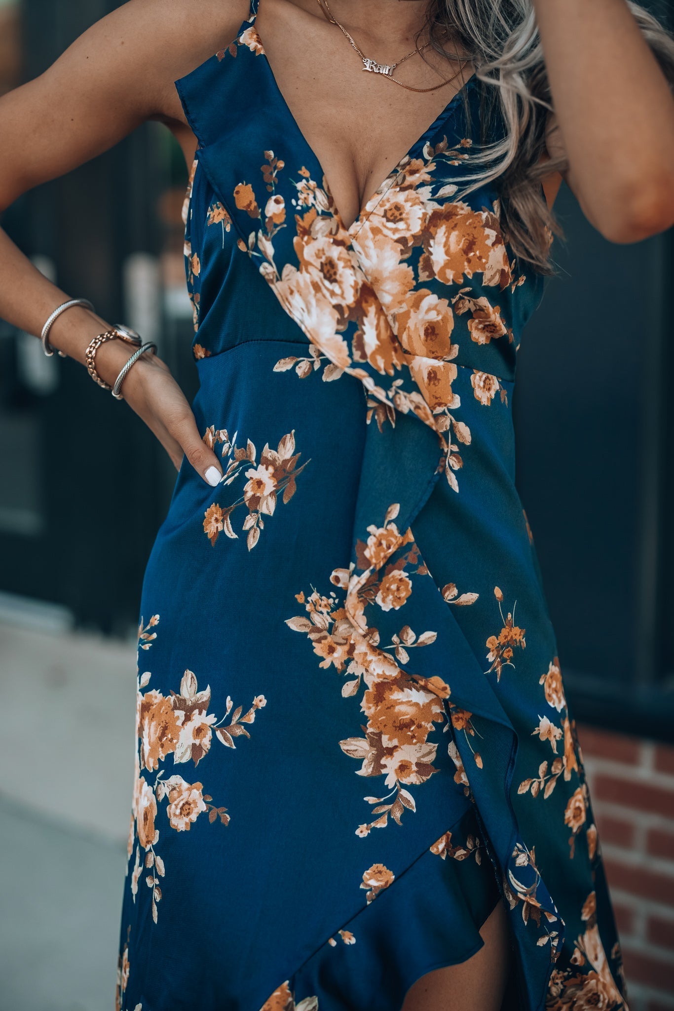 Axe Floral Maxi Dress