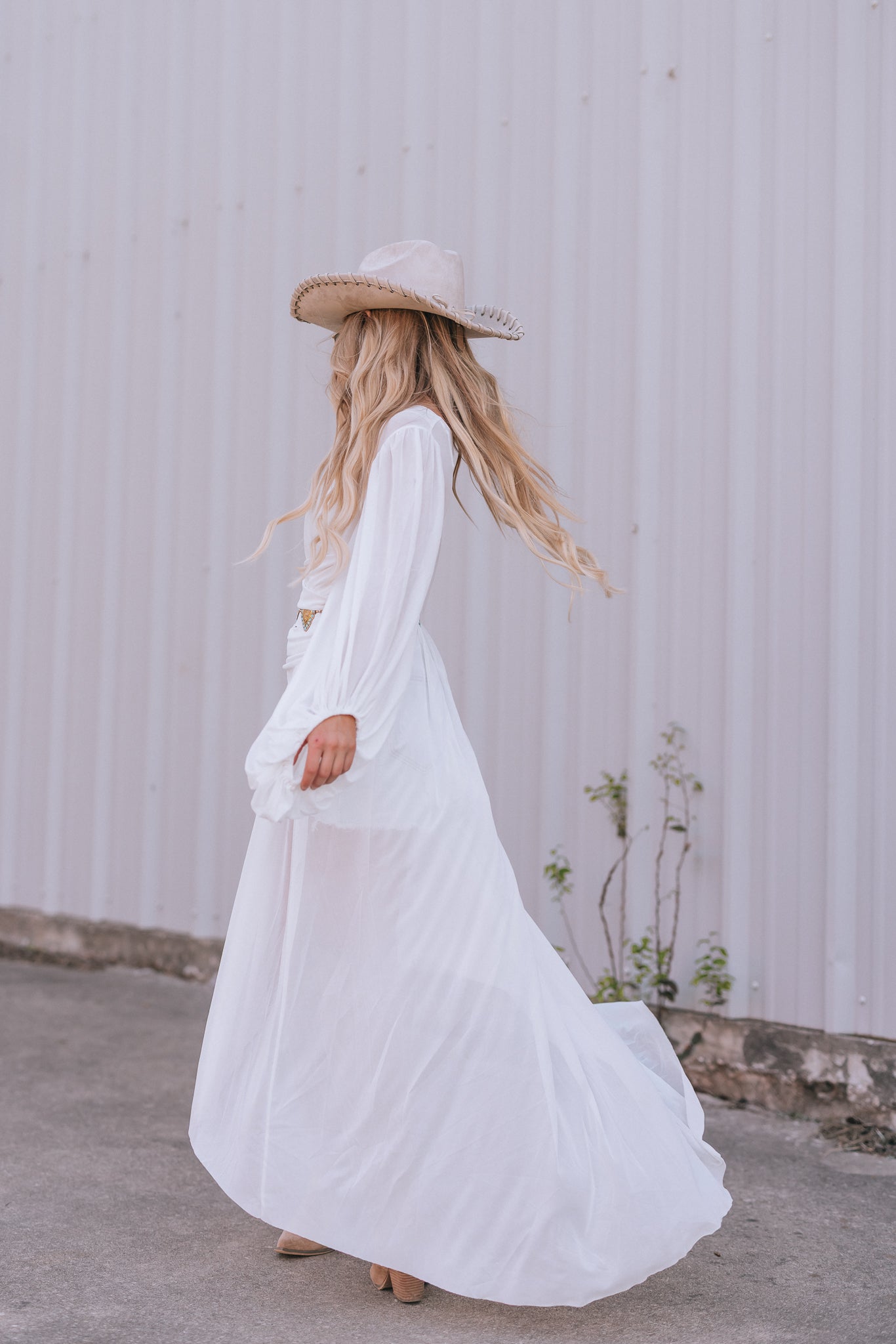 Elsa Sheer Duster Top (Ivory)