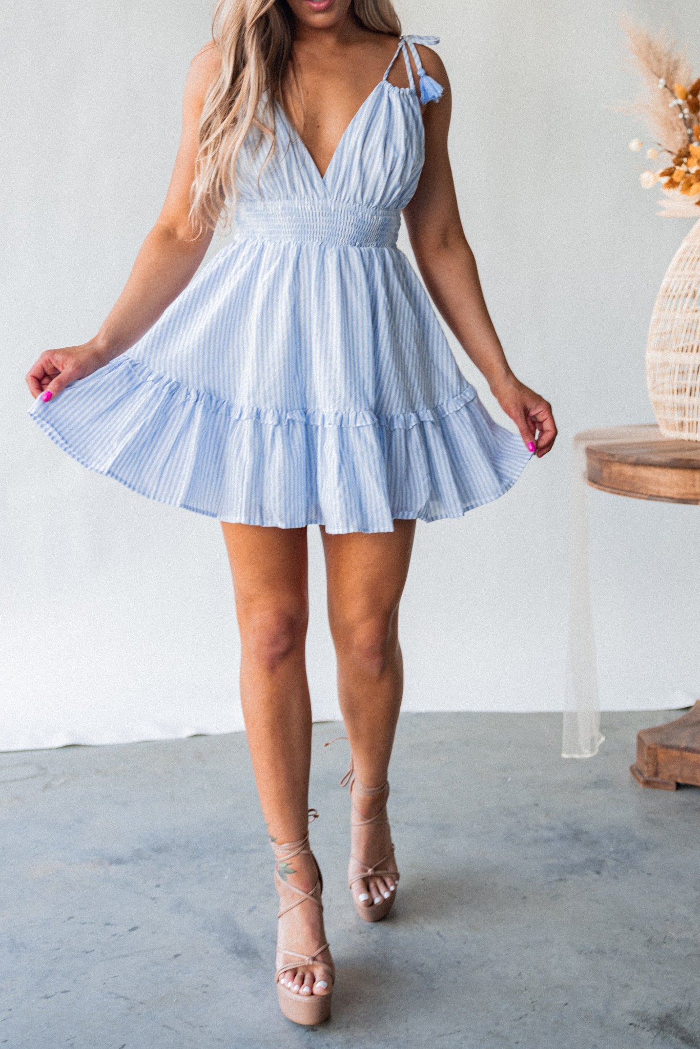Summertime Bliss Striped Mini Dress FINAL SALE