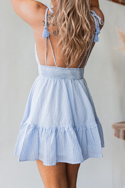 Summertime Bliss Striped Mini Dress FINAL SALE
