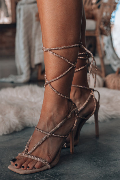 All That Glitters Heel (Gold) FINAL SALE