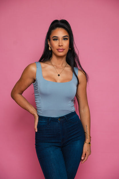 La La Ruched Tank Top FINAL SALE