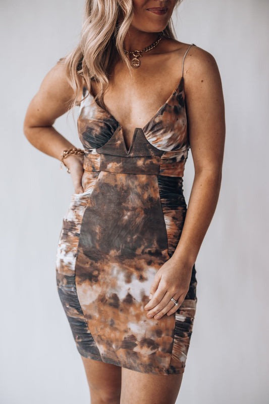 Afterglow Mesh Mini Dress FINAL SALE