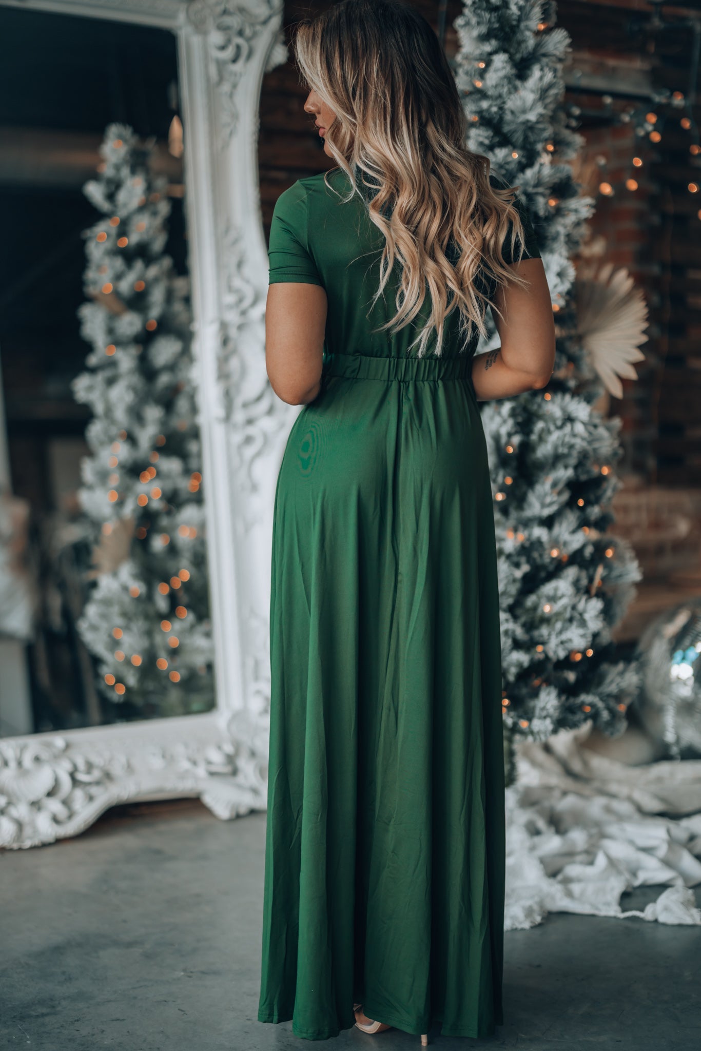 Wanderer Maxi Dress (Forest) FINAL SALE