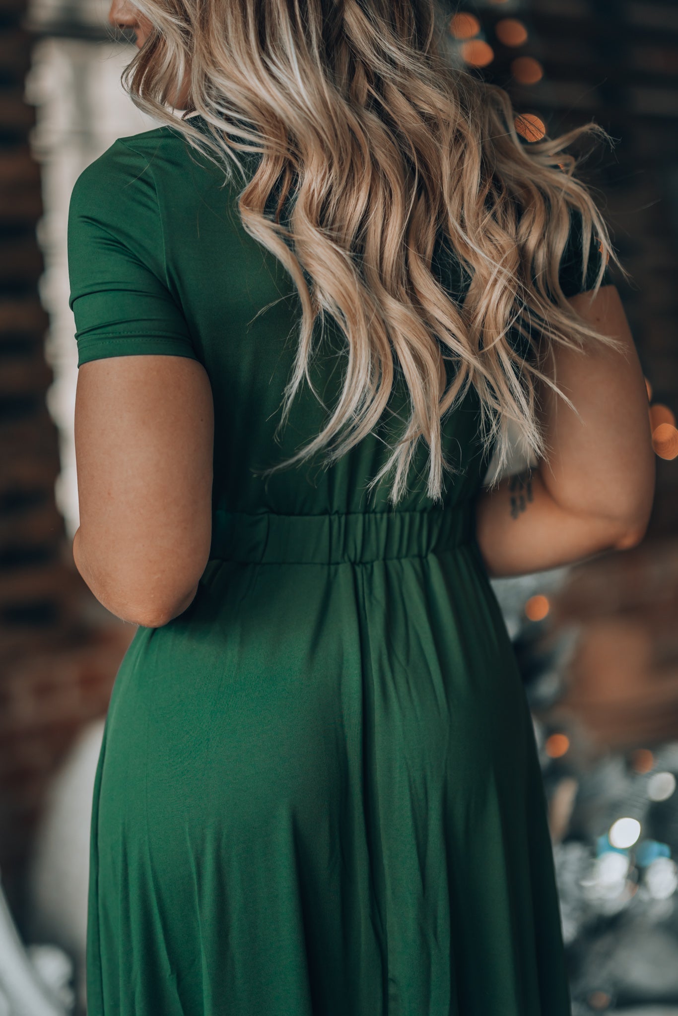 Wanderer Maxi Dress (Forest) FINAL SALE