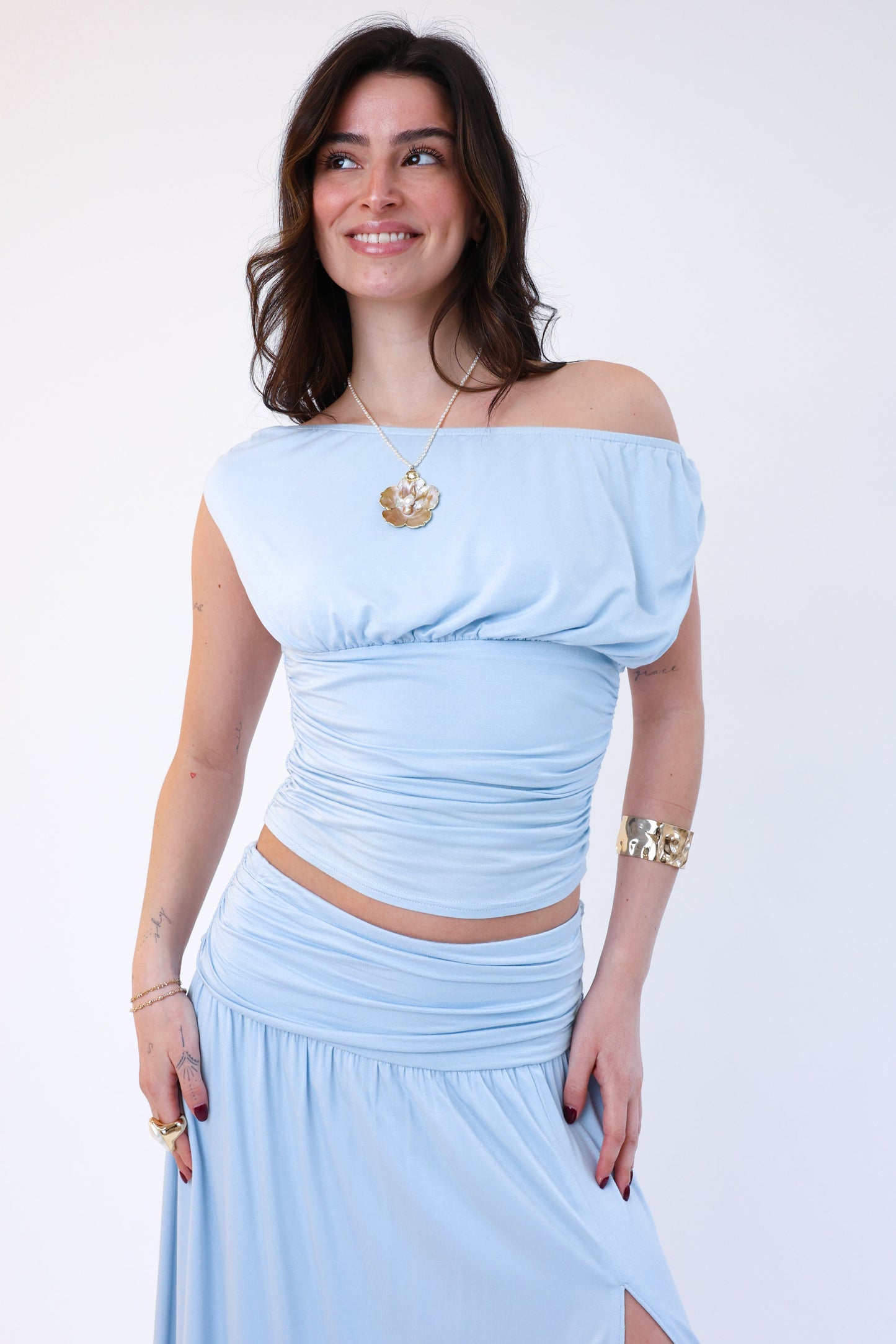 Avalon Top in Blue