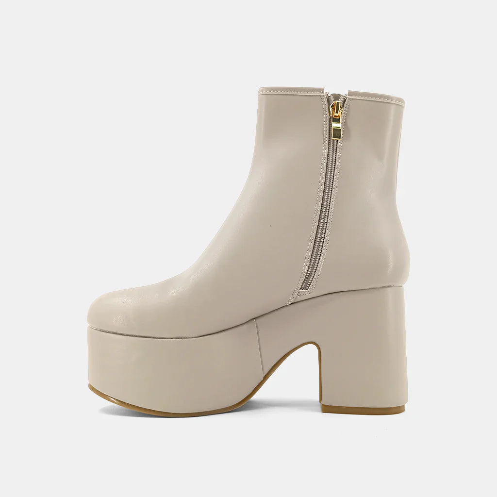 Xiva Retro Bootie - Mink