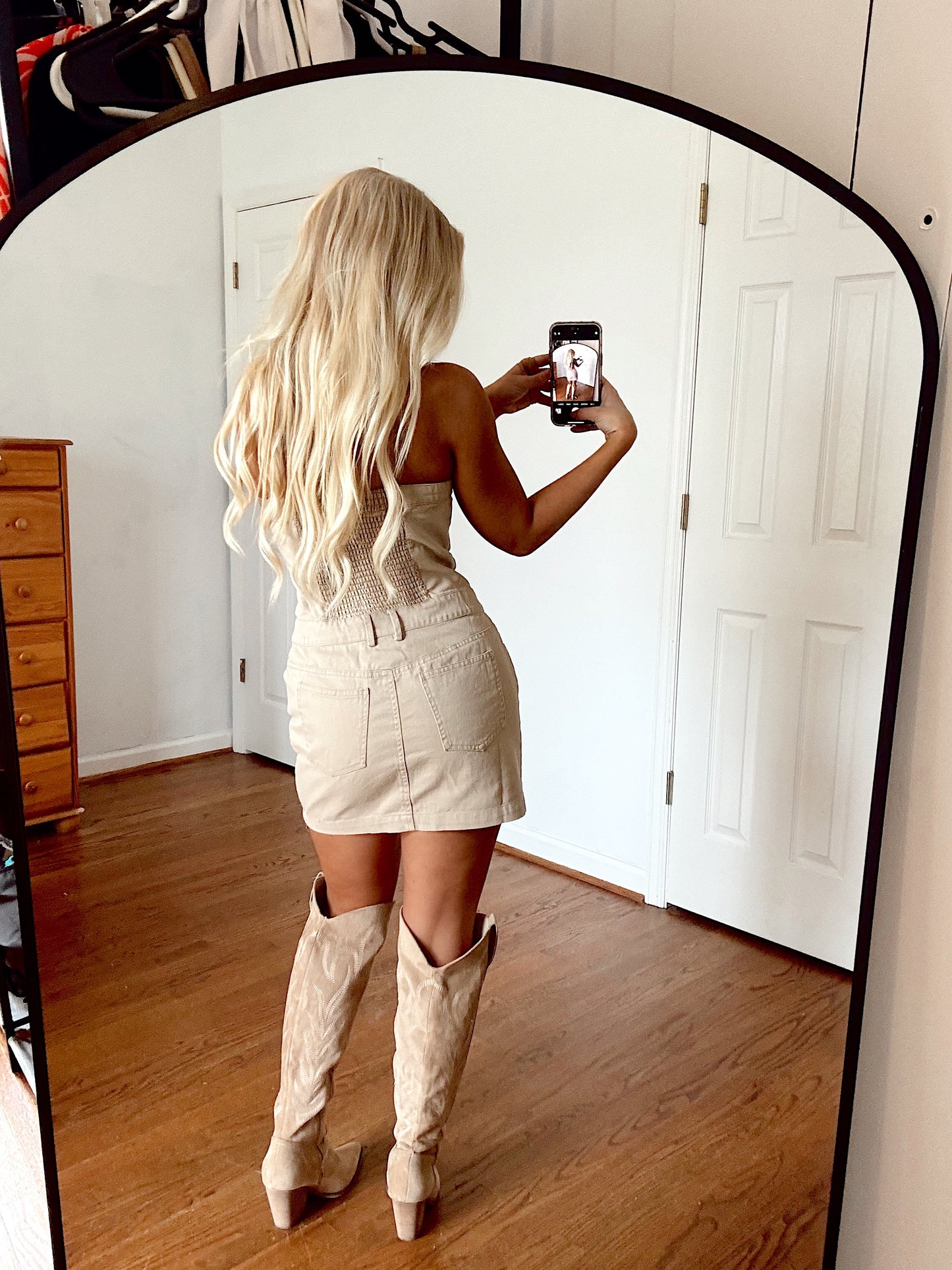 Downtown Denim Mini Dress