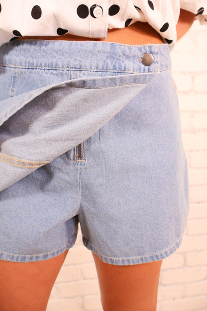 Classic Denim Skort