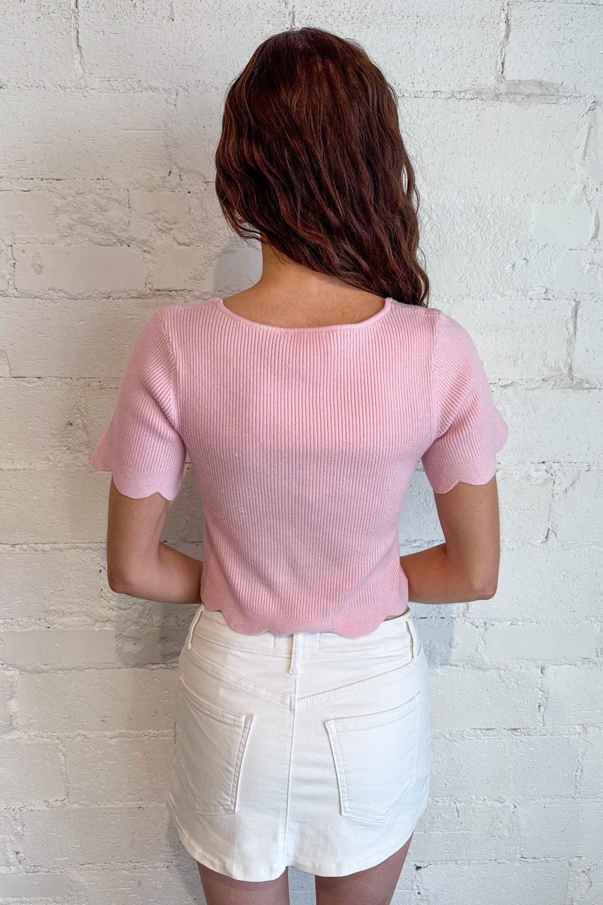 The Ellis Scallop Top