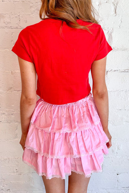 Top Tier Ruffle Skort