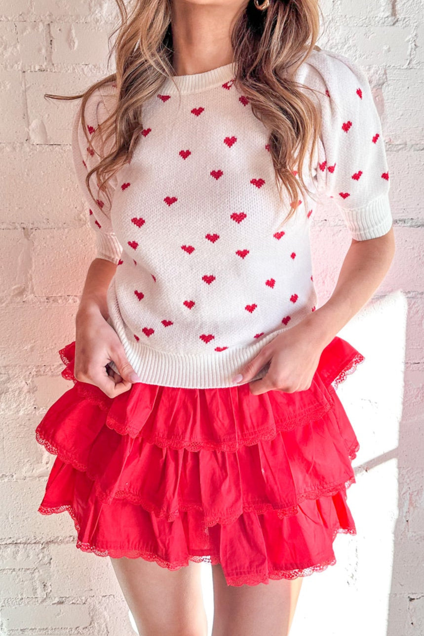 Top Tier Ruffle Skort
