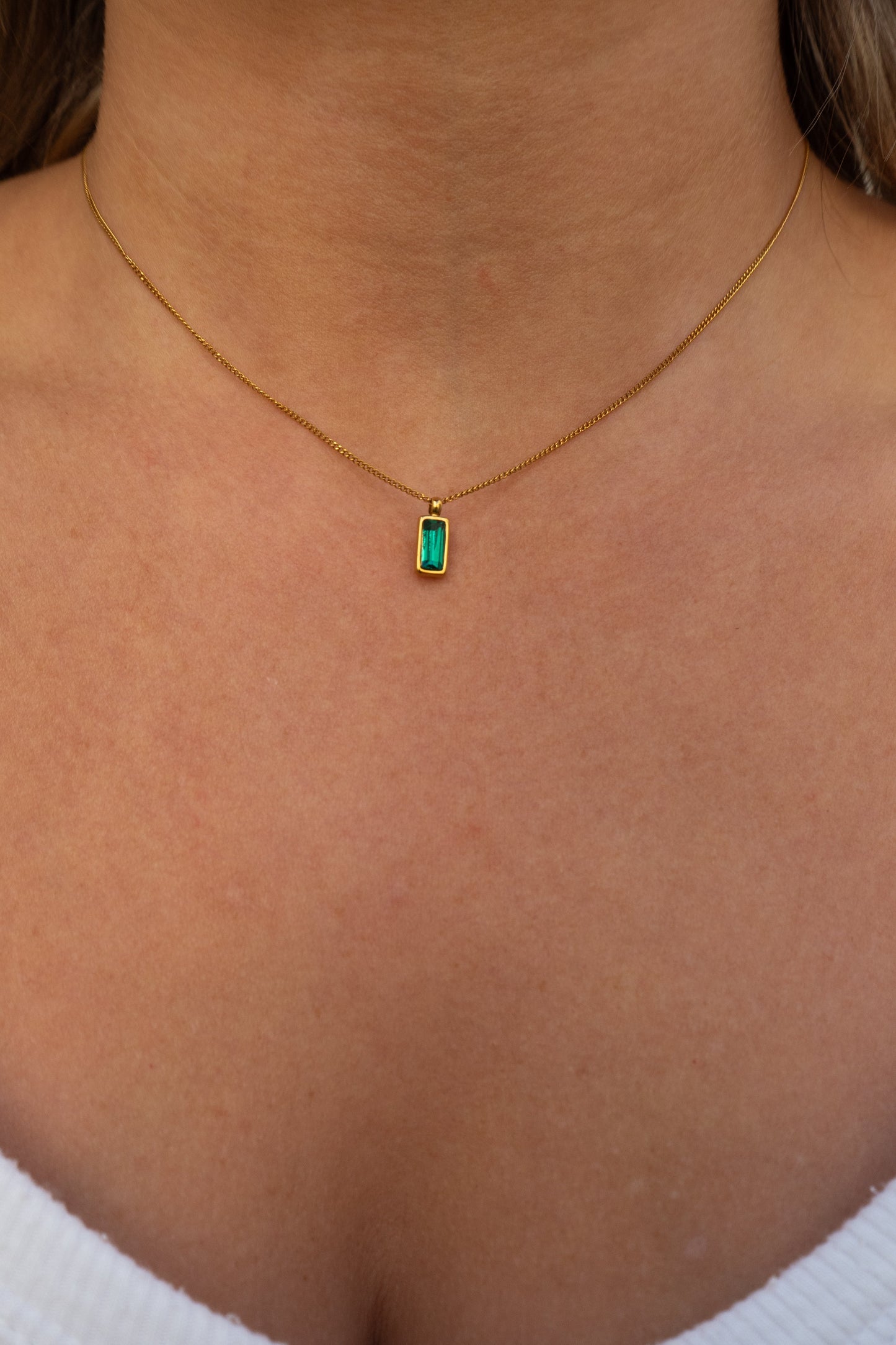 Serena Necklace - Emerald