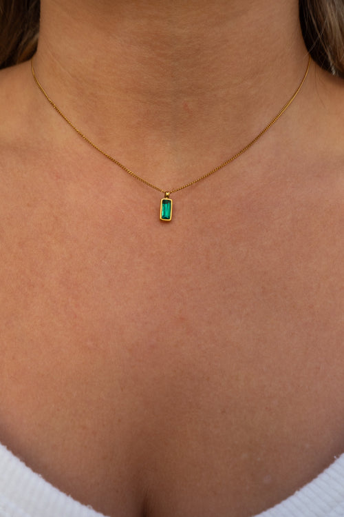 Serena Necklace - Emerald