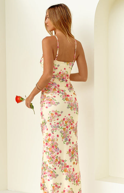Sintra Yellow Bloom Maxi Dress