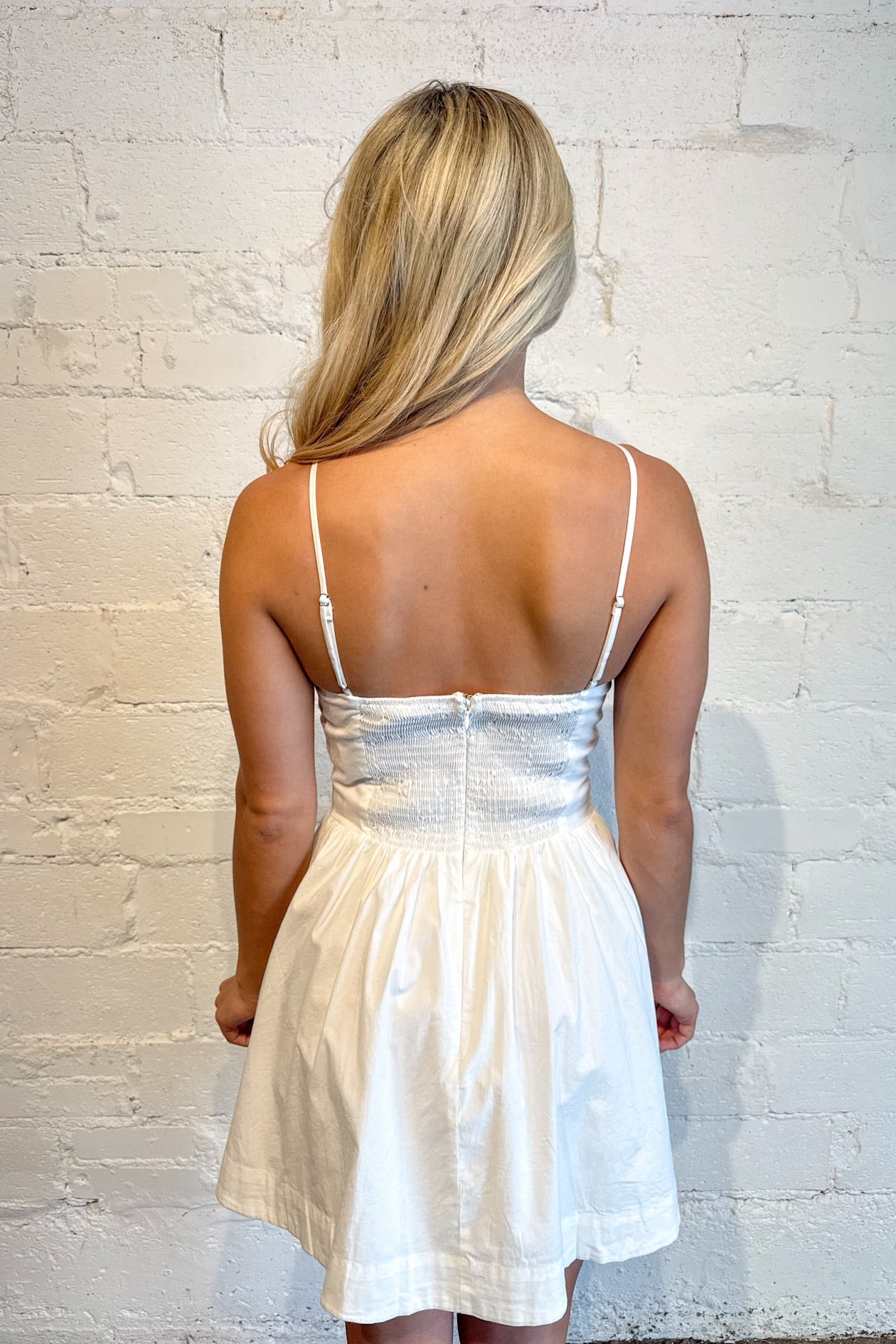 Stretch Mini Smocked Dress
