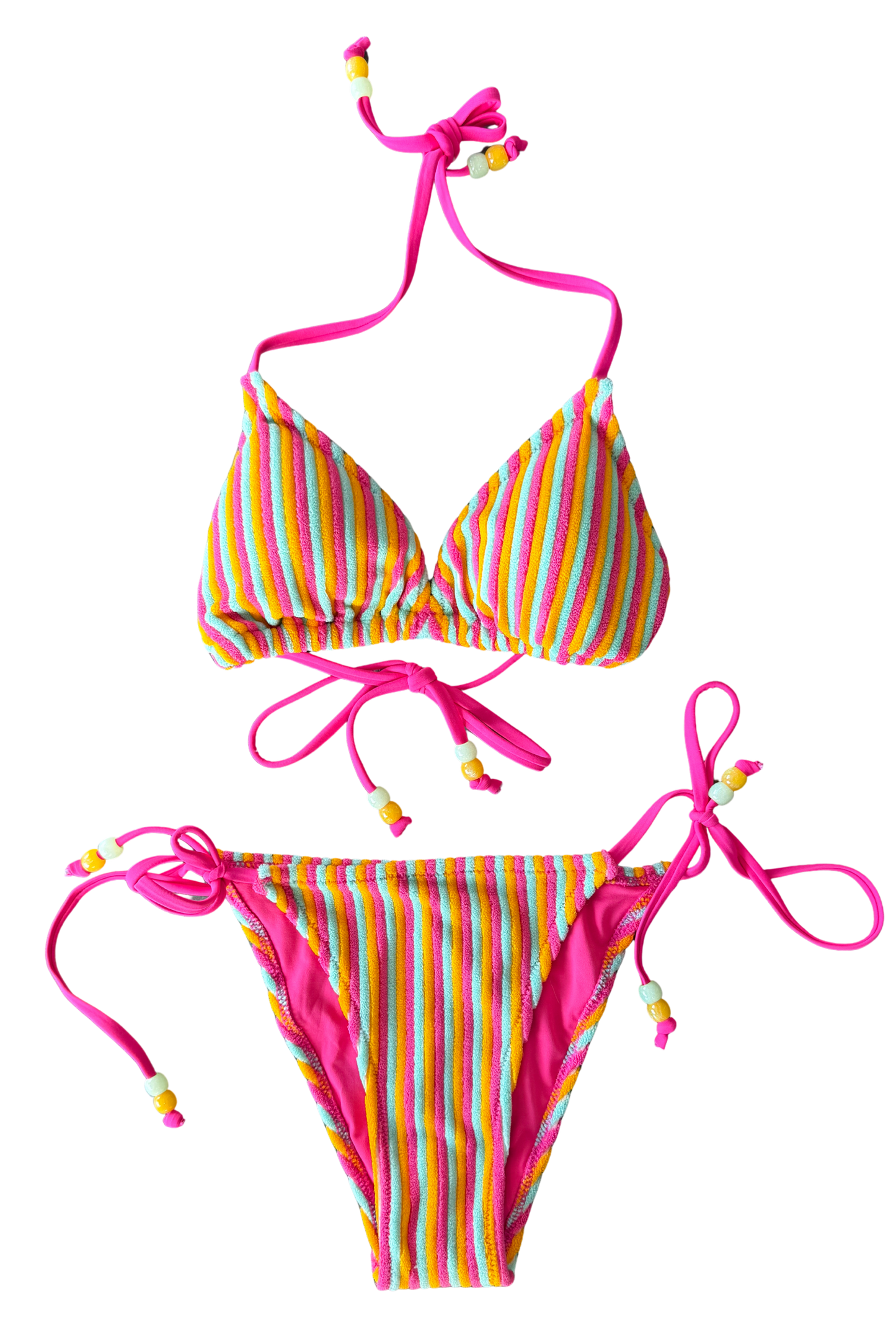 Summer Sunset Stripe Bikini Bottoms