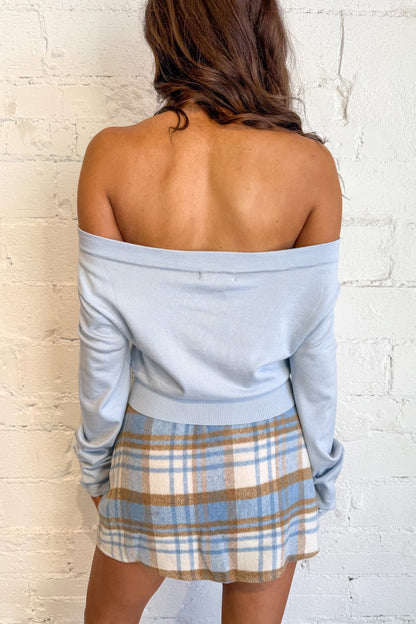 Sweet Paris Plaid Mini Skirt