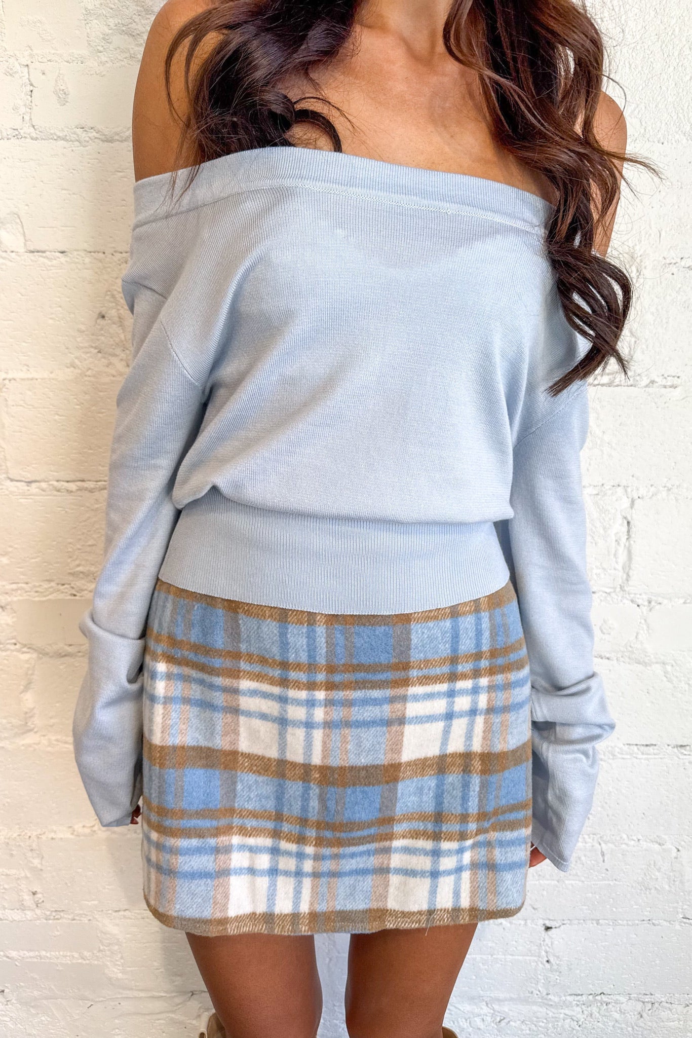Sweet Paris Plaid Mini Skirt