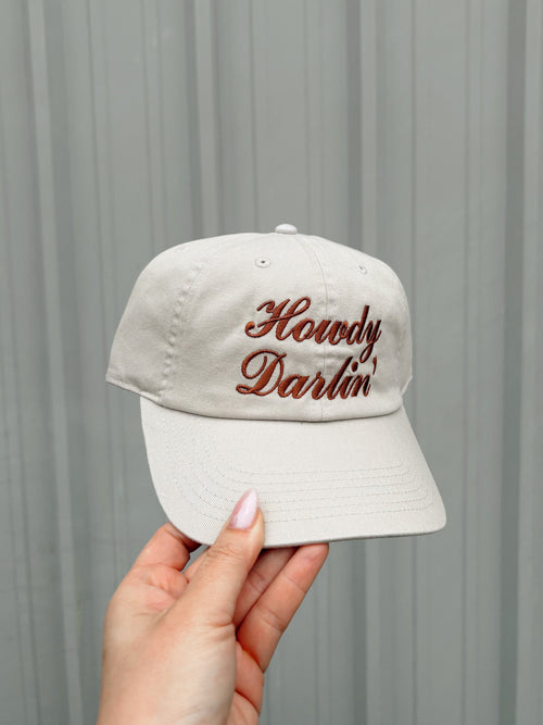 Howdy Darling Embroidered Baseball Cap