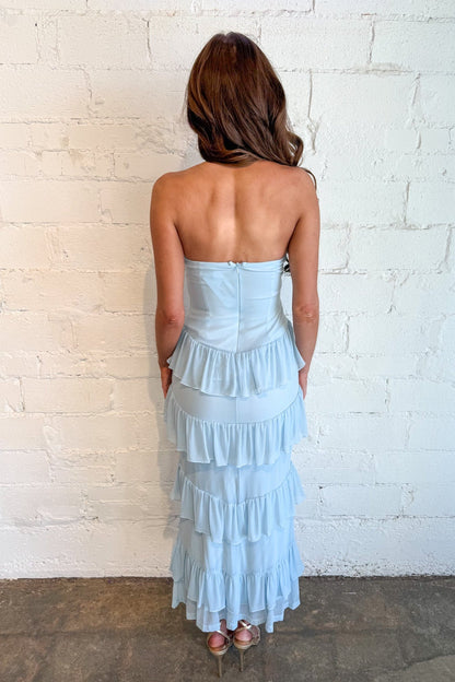 The Belle Bleu Maxi Dress