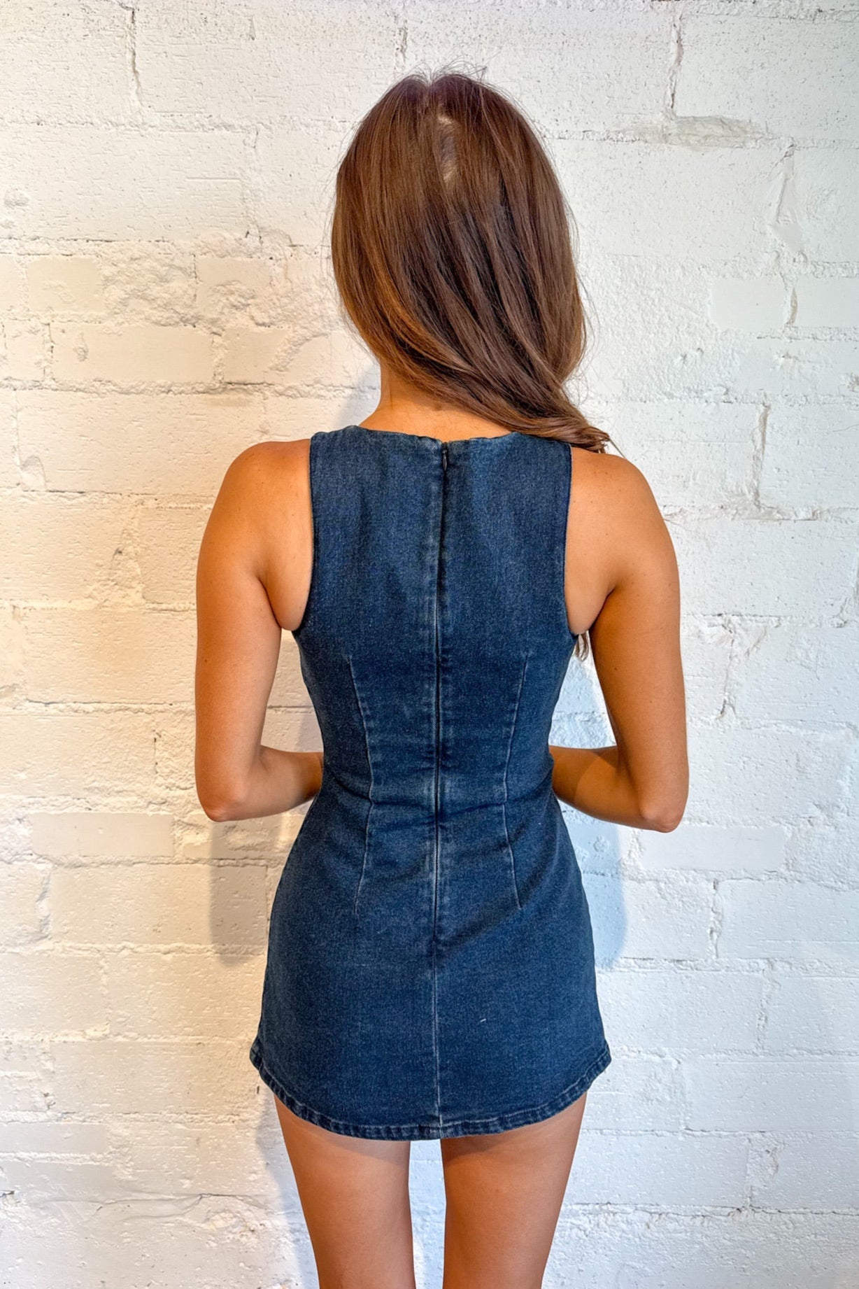 The Classic Fit Denim Dress