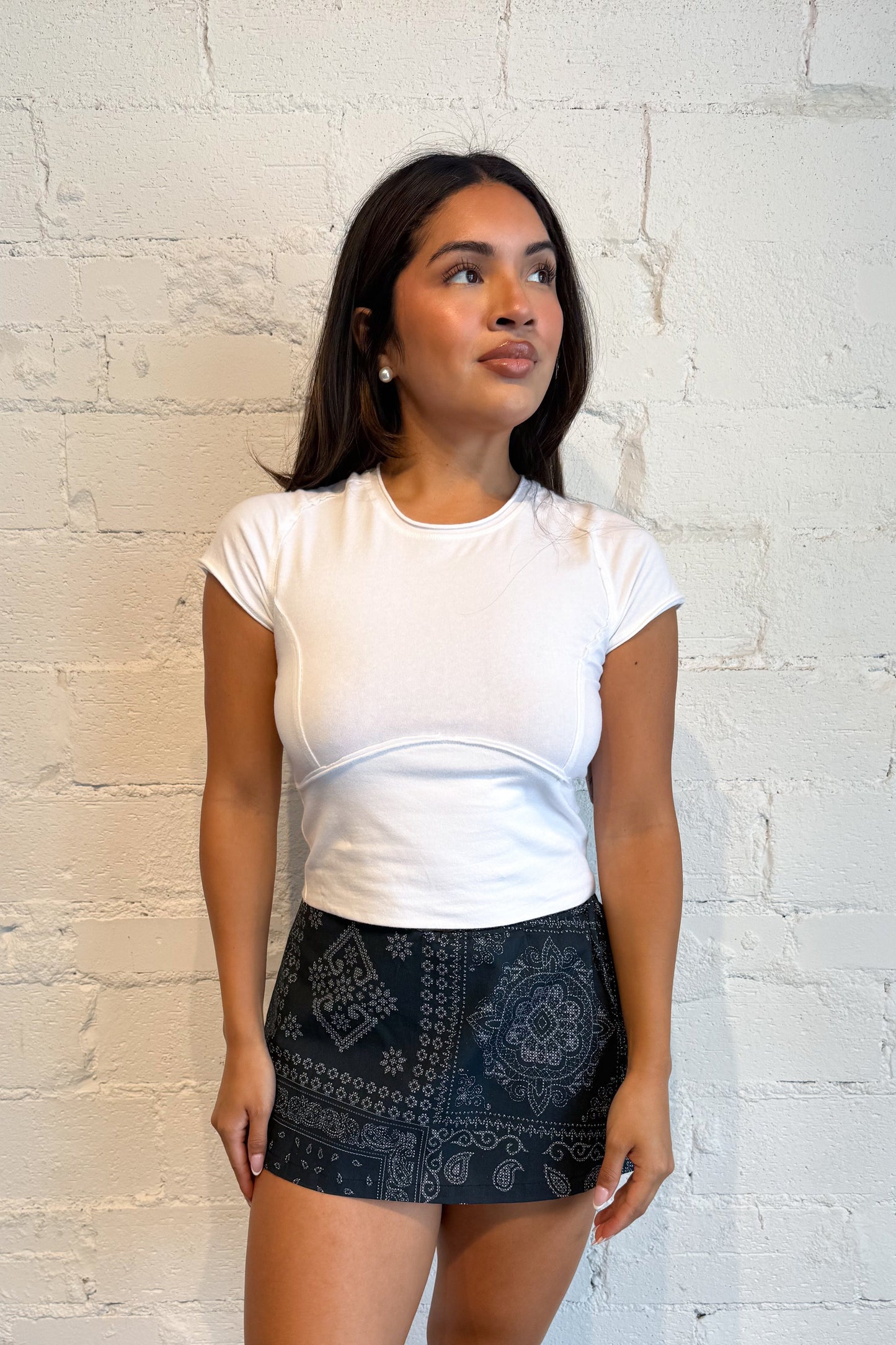 The Flirt Print Skort