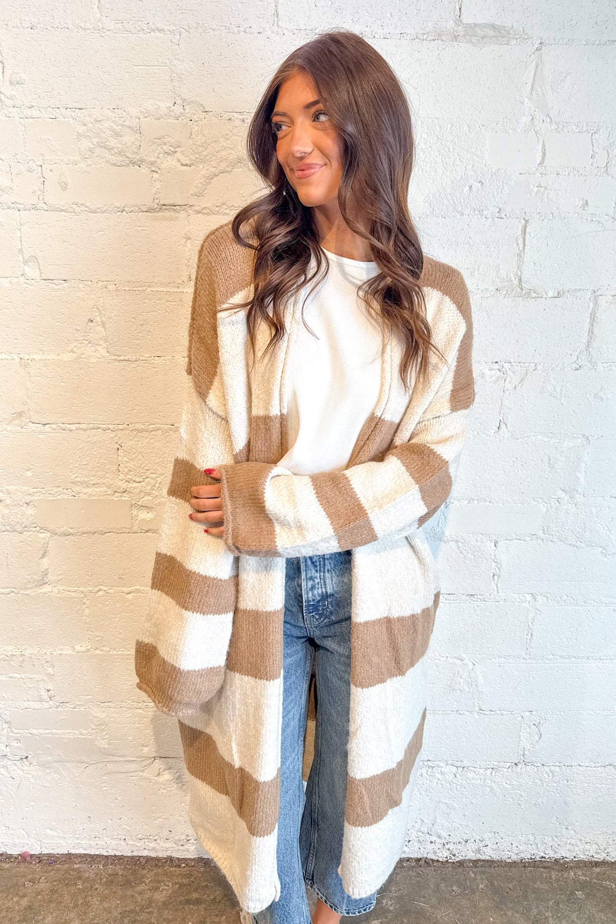 The Hampton Stripe Cardigan