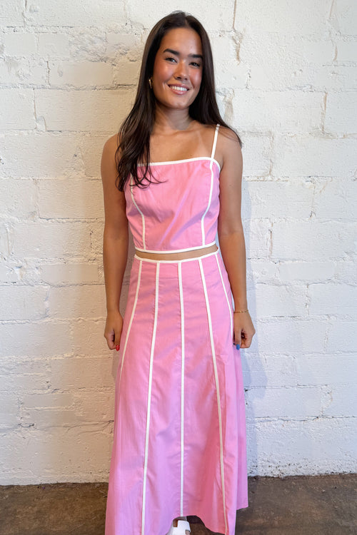 The Palm Beach Midi Skirt