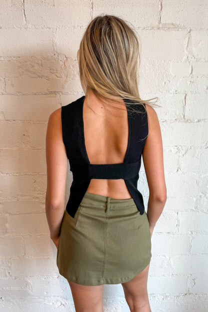 The Peekaboo Knit Top