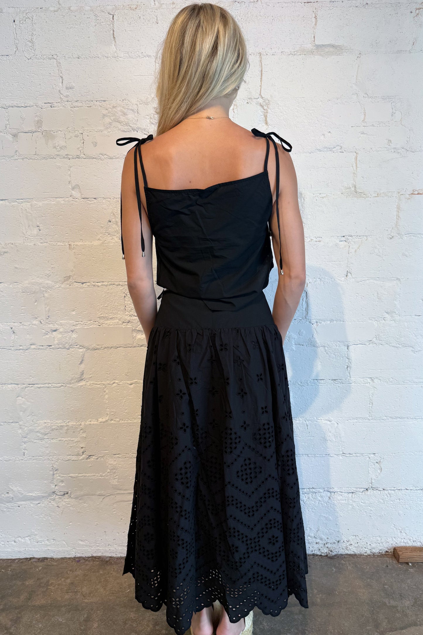 Uptown Girl Eyelet Top