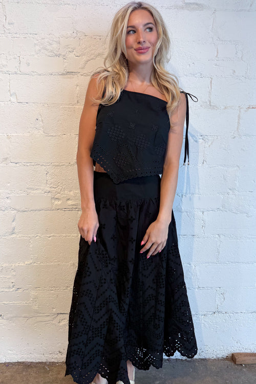 Uptown Girl Midi Skirt